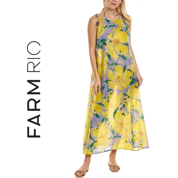 FARM Rio Pietra Cover Up Maxi Dress - Picture 10 of 16